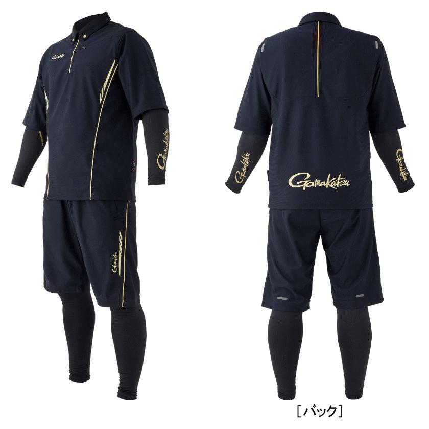 がまかつ フィッシングウェア アクティブクールスーツ GM3695  S  ブラック Gamakatsu（がまかつ） アクティブクールスーツ GM-3695 ブラック S