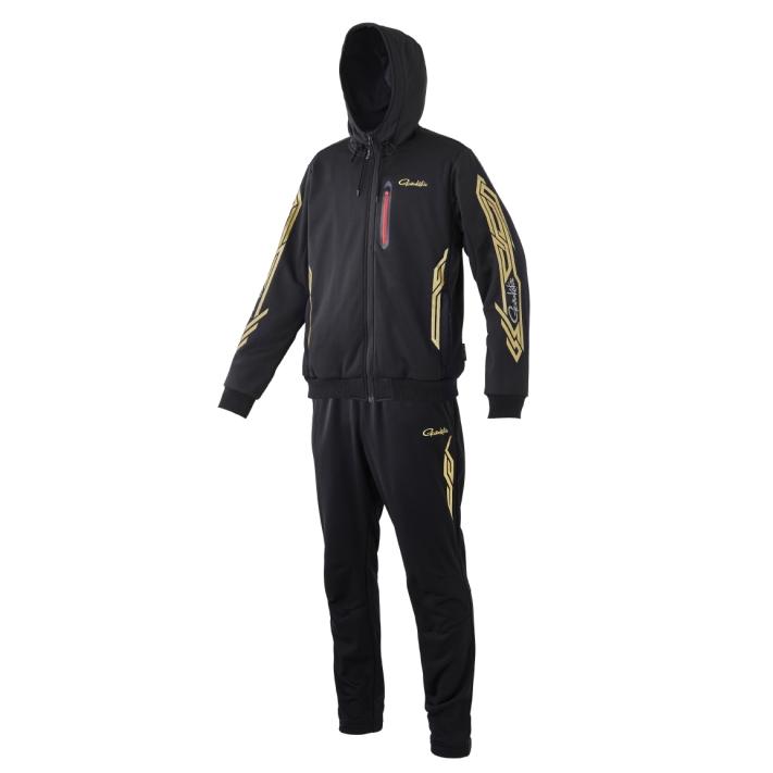Gamakatsu（がまかつ） スウェットスーツ GM-3714 ブラック×ゴールド L