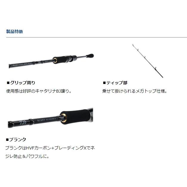 ポイント3倍】 ダイワ ブラスト SLJ エアポータブル 63LS-S / ジギング 