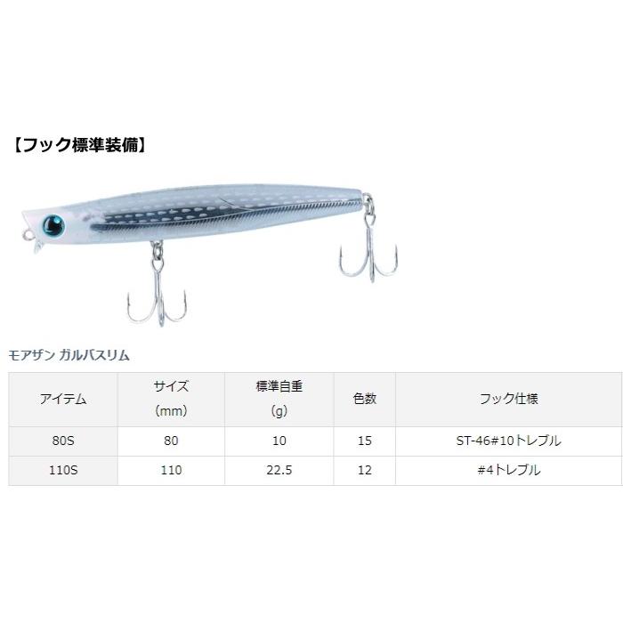 ダイワ モアザン ガルバスリム ボラグロー 110s ルアー シーバス メール便可 O01 フィッシングストア 釣人館 通販 Yahoo ショッピング