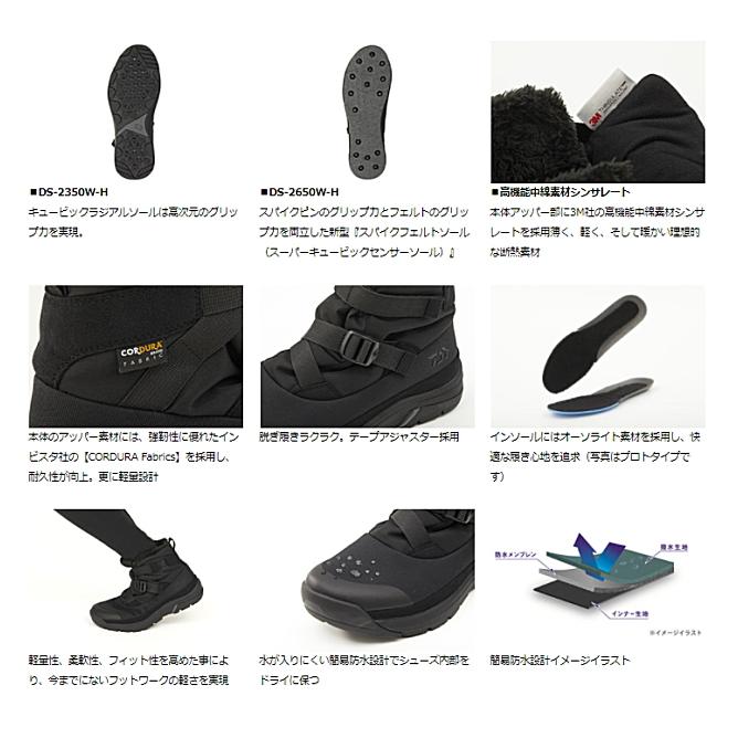 ポイント3倍】 ダイワ ウィンターフィッシングシューズ DS-2650W ポイント3倍】 ダイワ ウィンターフィッシングシューズ DS-2650W
