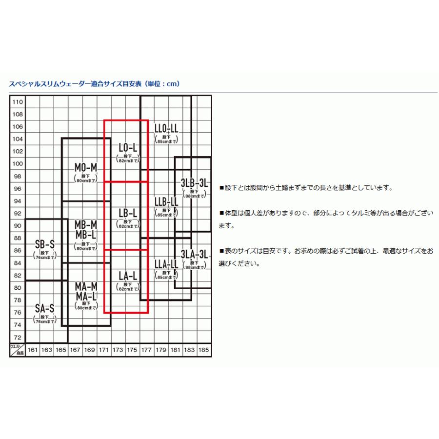DAIWA（ダイワ） スペシャル スリムウェーダー 先丸中割 SPW-4513VR-BL