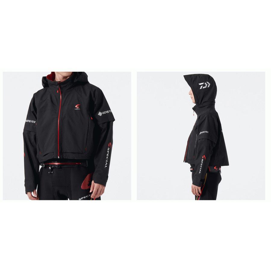 ダイワ　鮎　DR-1422J 　スペシャル超ショートレインジャケット Lサイズ DAIWA（ダイワ） スペシャル ゴアテックス 超ショートレインジャケット