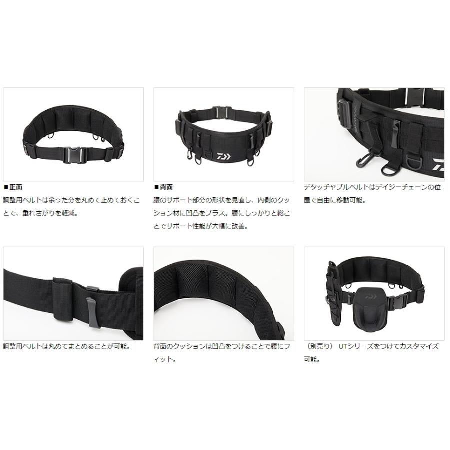 DAIWA（ダイワ） UTベルト DA-4322 ブラック / 釣具 / daiwa