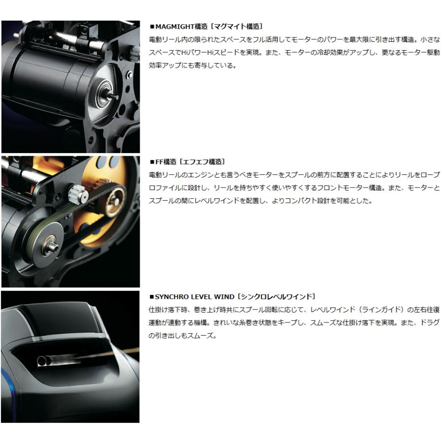 DAIWA（ダイワ） 電動リール 23 レオブリッツ 左ハンドル 300J-L
