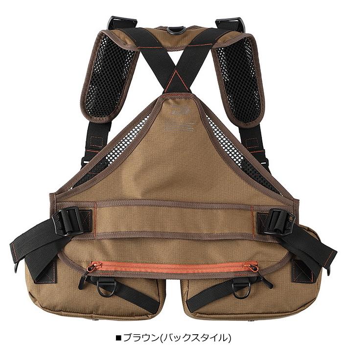DAIWA（ダイワ） ライトフィッシングベスト DV-3522 ブラック フリー