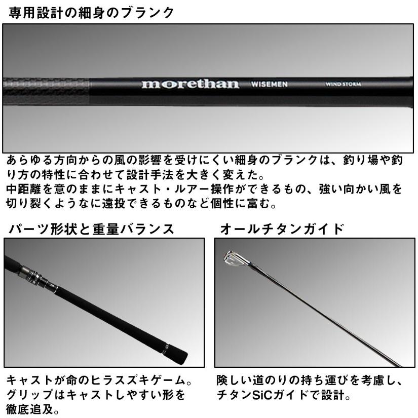DAIWA（ダイワ） モアザン ワイズメン 109M / シーバスロッド 釣具