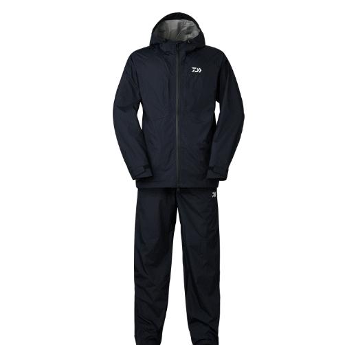 【新品】DAIWA レインマックス レインスーツ ブラックL DAIWA（ダイワ） RAINMAX レインマックス コンパクトレインスーツ DR