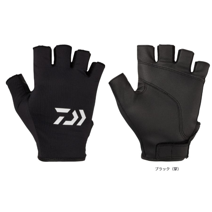 ダイワライフスタイル‼️手袋‼️新品未使用未開封品です‼️ DAIWA（ダイワ） 吸水速乾グローブ 5本カット DG-6524 ブラック S