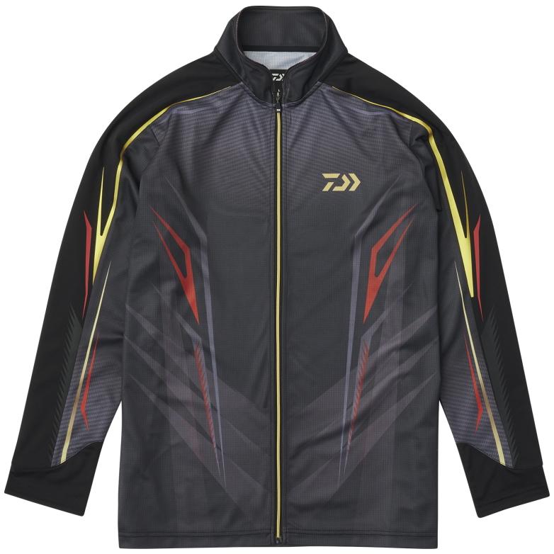 Daiwa DE-7324T ブラック Mサイズ フィッシングジャケット DAIWA（ダイワ） トーナメント フルジップドライシャツ DE-7324T