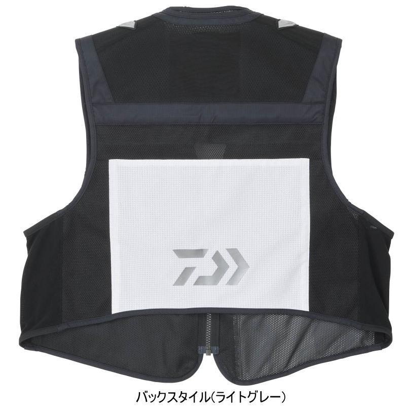 DAIWA（ダイワ） クールショートベスト DV-2126 ライトグレー Lサイズ