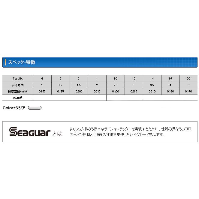 クレハ シーガーでは、ありません！ 100m 20lb(5号) / メール便可 / 釣具｜tsuribitokan｜02