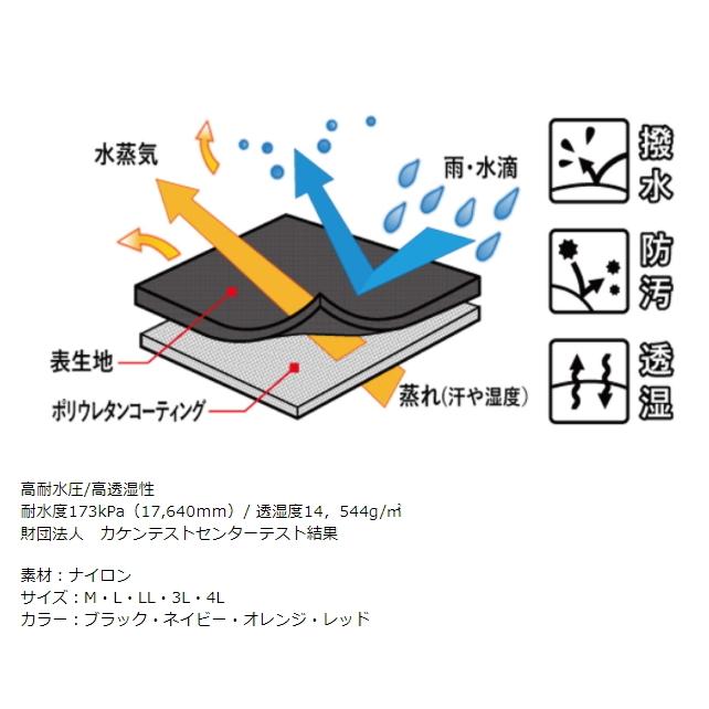 Major Craft（メジャークラフト） 21 レインクロス MCW-RX オレンジ L