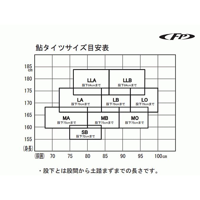 エクセル 鮎タイツ 3mm FP-5320 ブラック×ブラック MBサイズ / 鮎
