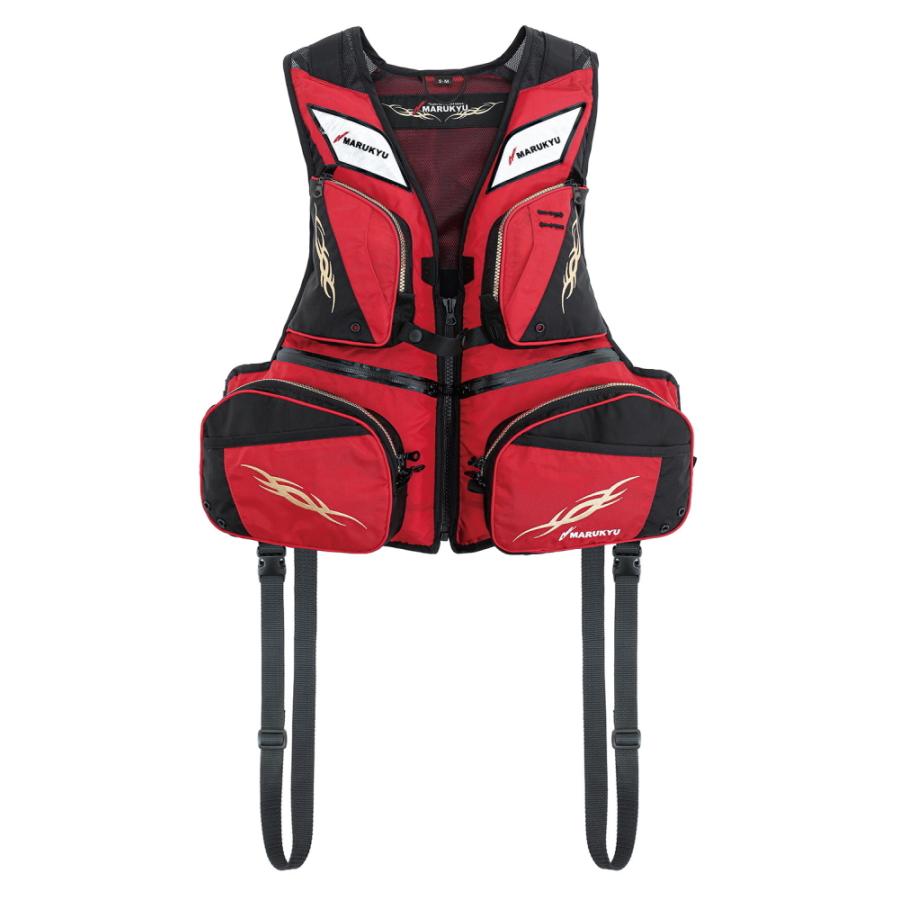 マルキュー フローティングベスト マルキユーPFD03 L2(レジャー用ライフジャケット)  L-LL  レッド マルキュー（MARUKYU） レジャー用ライフジャケット PFD03 L2 レッド L
