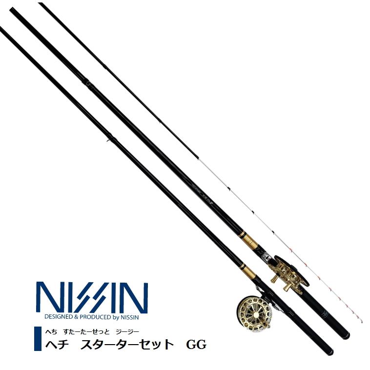 宇崎日新 ヘチ スターターセット GG 2.40m / 黒鯛 ロッド＆リール 