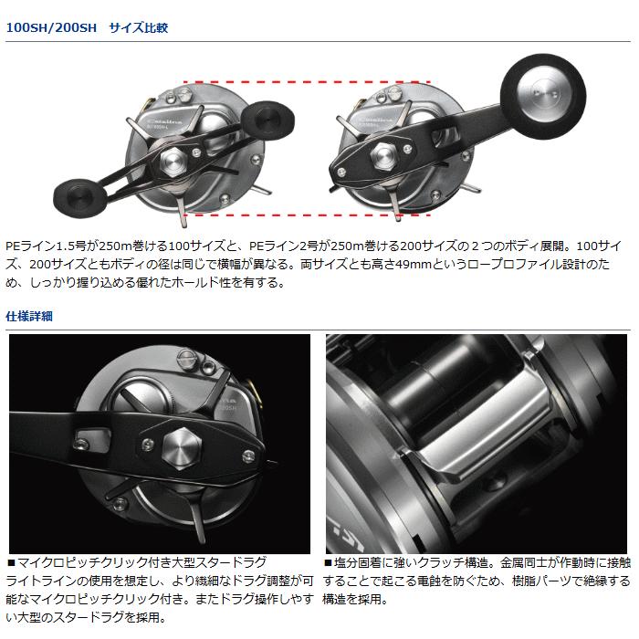 DAIWA（ダイワ） 15 キャタリナ BJ ベイジギング 100H-L 左ハンドル