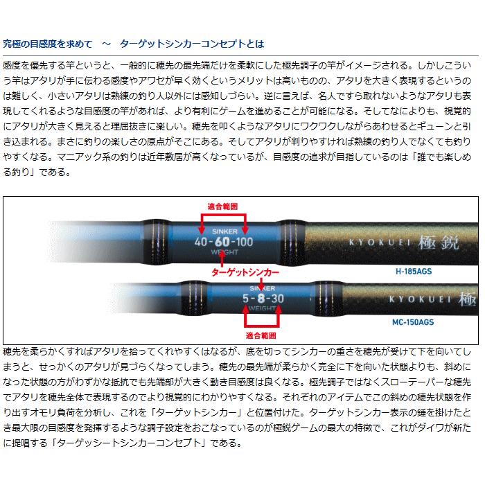 DAIWA（ダイワ） 船竿 極鋭ゲーム MH-195AGS / daiwa / 釣具