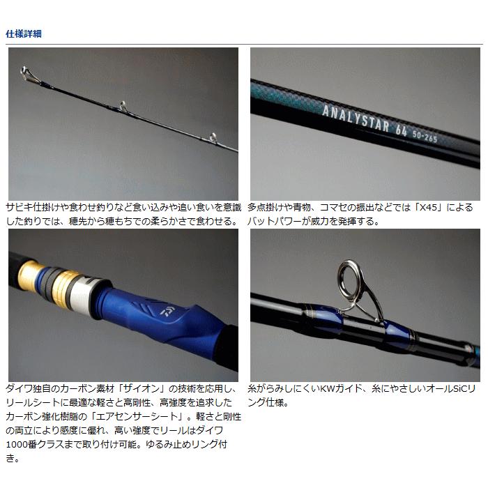 DAIWA（ダイワ） 船竿 アナリスター 64 50-360 / daiwa / 釣具
