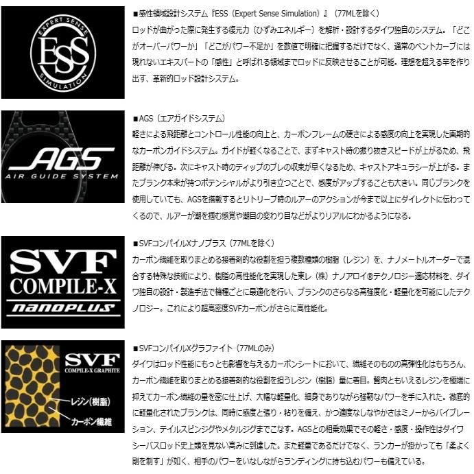 DAIWA（ダイワ） モアザン ブランジーノ AGS スピニングモデル 97H・J