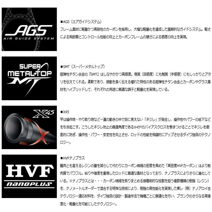 釣竿　ダイワ　エメラルダス AGS N66XULB IM DAIWA（ダイワ） 船竿 エメラルダス AGS イカメタル N66XULB IM