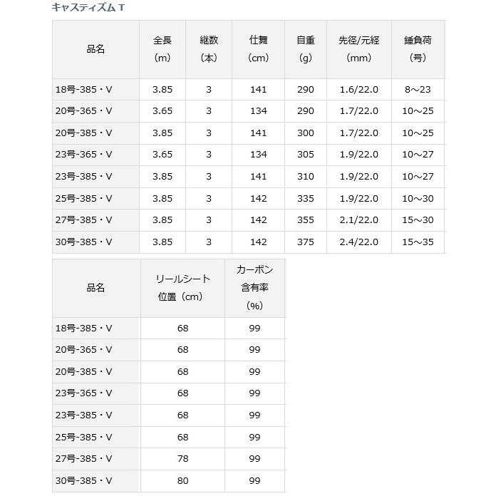 DAIWA（ダイワ） 投げ竿 キャスティズム T 20号-365・V / / daiwa