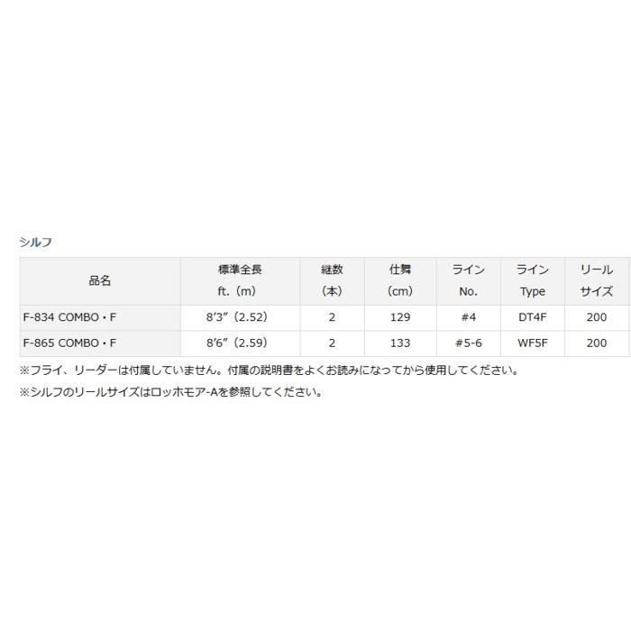 DAIWA（ダイワ） シルフ F-865 COMBO・F / フライフィッシングセット