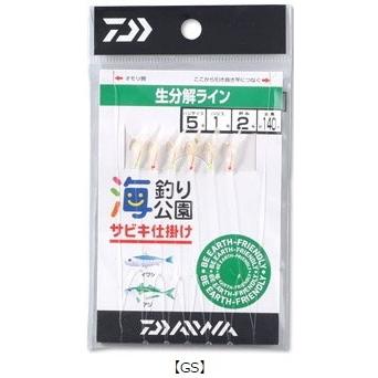 ダイワ 生分解 海釣り公園 サビキ仕掛G サバ皮 4号 / メール便可 / 釣具｜tsuribitokan