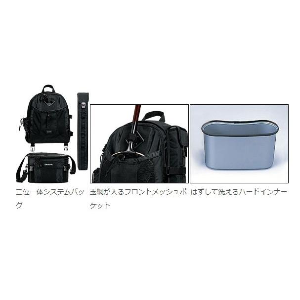DAIWA（ダイワ） システマ渓流20 F ブラック / 渓流用バッグ / 釣具