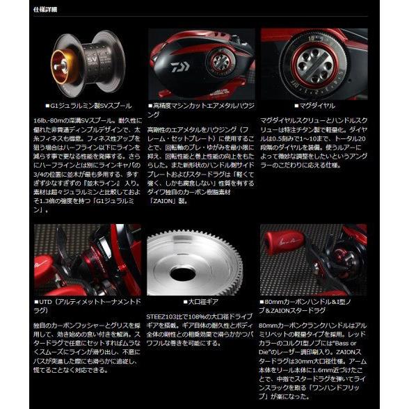 DAIWA（ダイワ） スティーズ リミテッド SV 103H-TN 右ハンドル