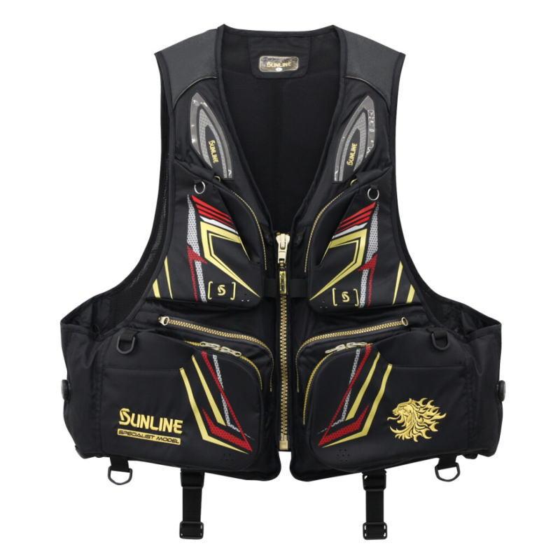 ブラック スペシャリストモデル フローティングベスト SUNLINE サンライン 車屋釣具店ネット | ブルー SUL-241 フローティングベスト ウェア