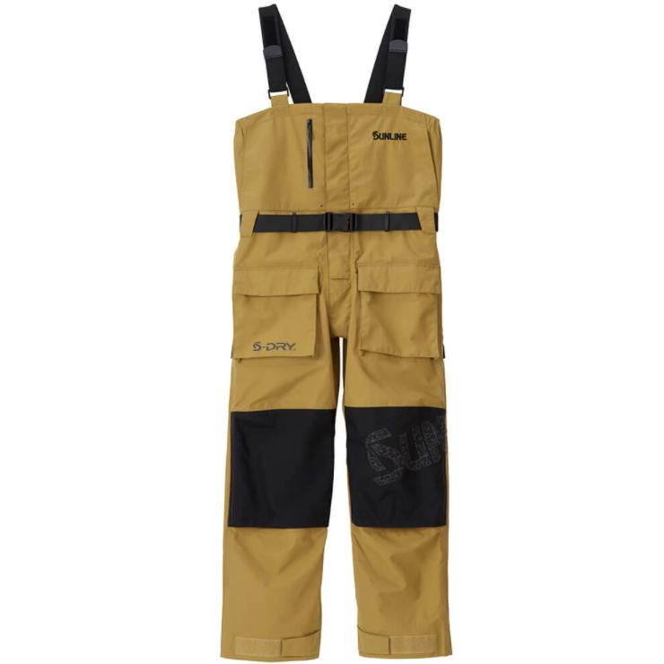 サンライン（SUNLINE） S-DRY(R) ビブパンツ SUW-01105 カーキ Mサイズ 