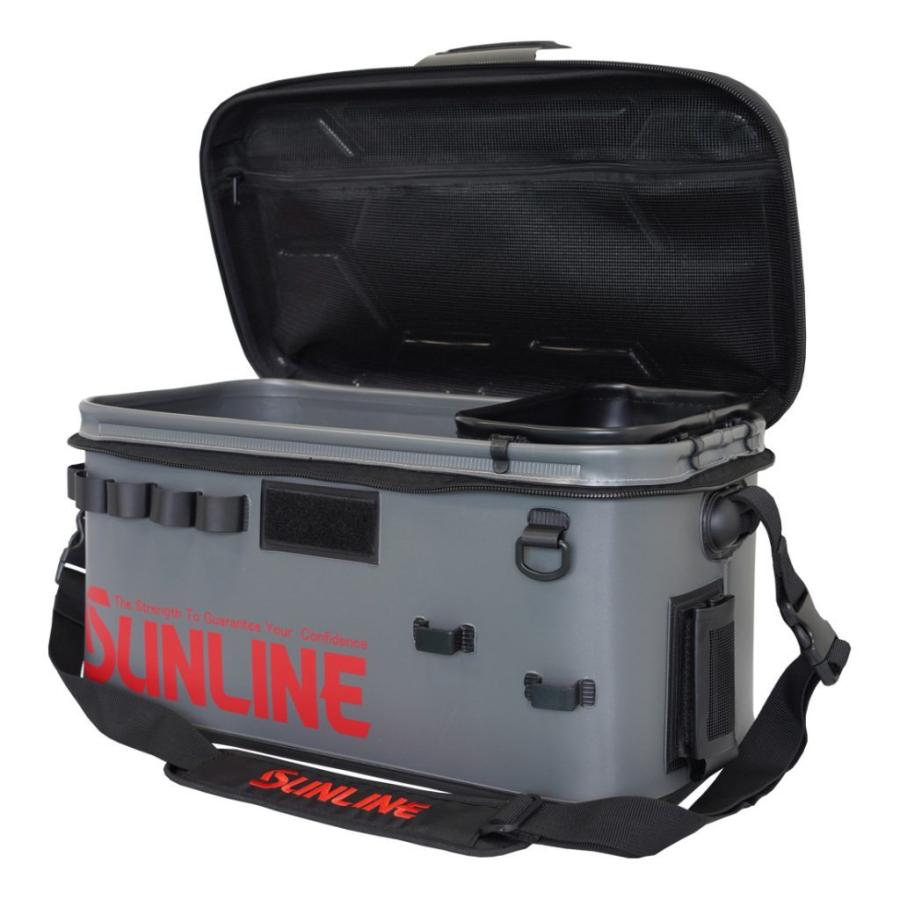 サンライン（SUNLINE） ワイドロータックルバッグ SFB-0642 グレー