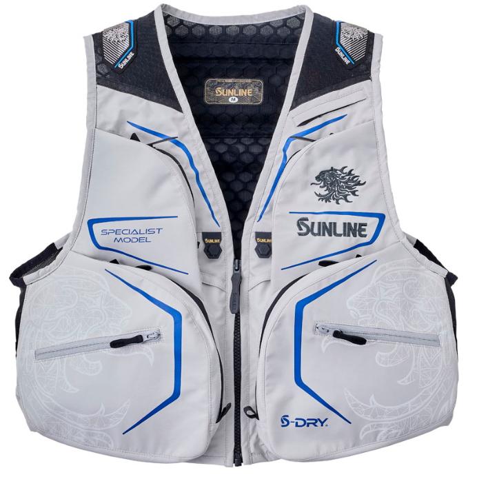 サンライン（SUNLINE） S-DRY 鮎ベスト SUA-09214 オフホワイト L