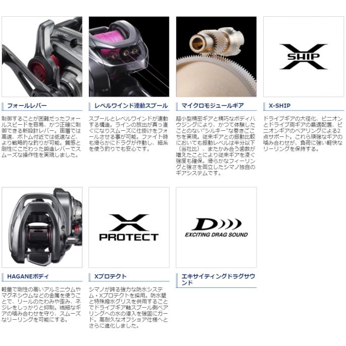 シマノ（SHIMANO） ベイトリール 21 エンゲツ 100HG 右ハンドル / 釣具