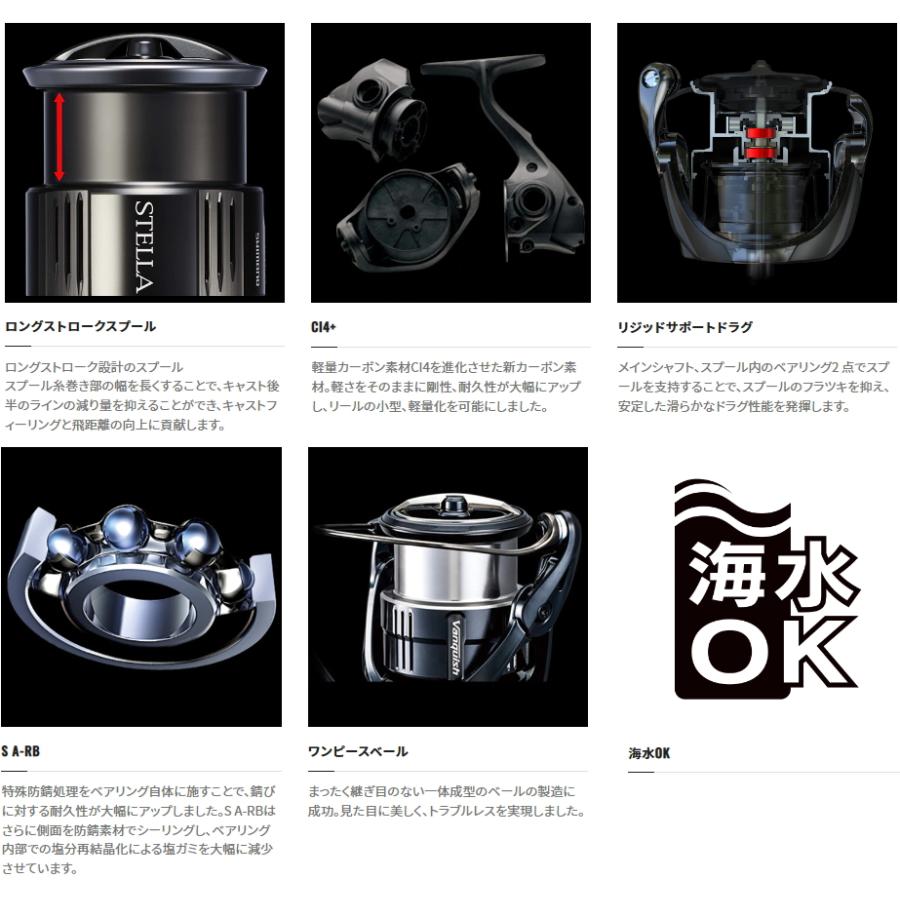 シマノ 23 ヴァンキッシュ C3000MHG / リール shimano : フィッシング