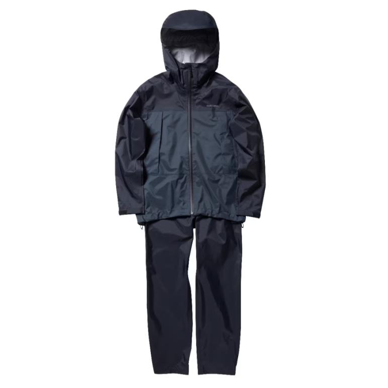 美品 XL シマノ 3レイヤー レインスーツ RA-047X フィッシングスーツ シマノ（SHIMANO） 3レイヤー レインスーツ RA-047X ブラック 2XL