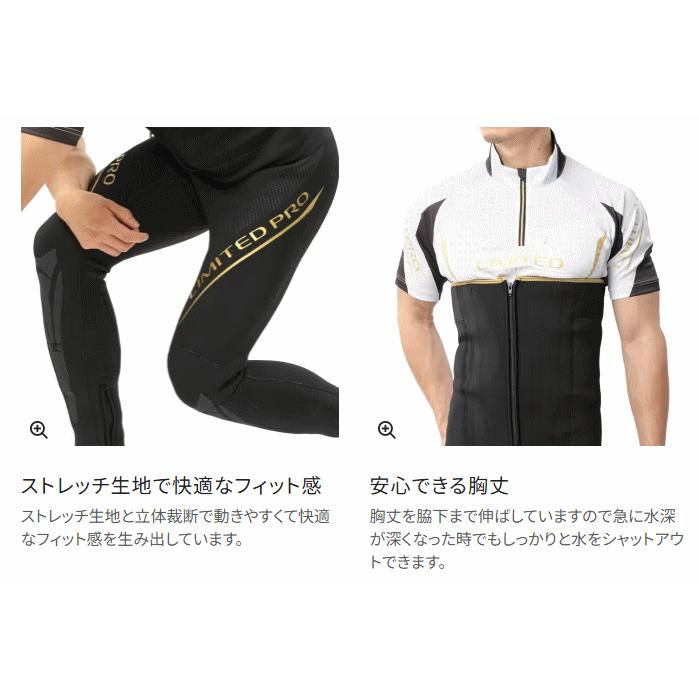 シマノ リミテッドプロ フィットウェーダー 中丸 3.0 FW-561Y ブラックゴールド MAサイズ / 鮎タイツ shimano 釣具_1