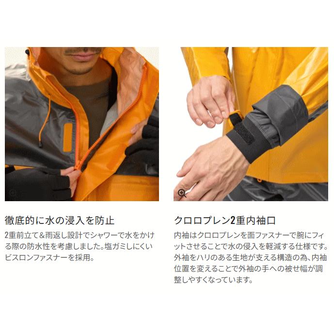 シマノ ULイージーケア ジャケット 05 RA-040Y ネイビー Mサイズ / レインウェア shimano 釣具の画像
