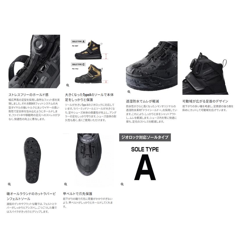 シマノ（SHIMANO） ジオロックDS+シューズ カットラバーピンフェルト