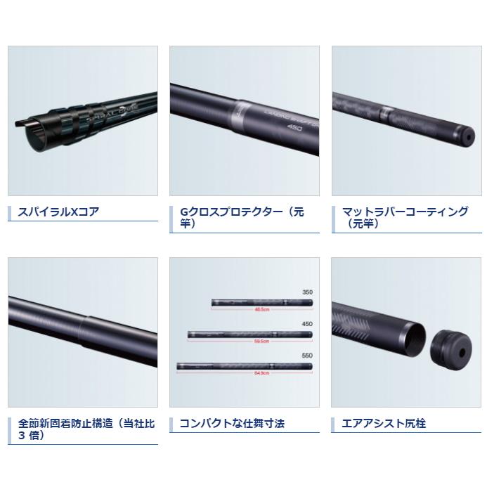 シマノ ランディングシャフト Gフリー 550 / 玉の柄 ランディング 