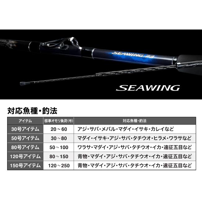 シマノ（SHIMANO） 23 シーウイング 73 80-270T3 / 船竿