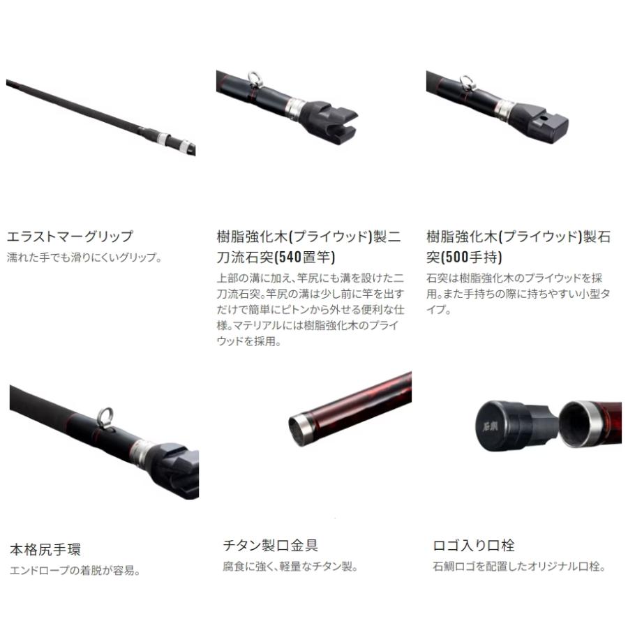 シマノ（SHIMANO） 極翔(きょくしょう) 石鯛 540遠投 / 磯竿