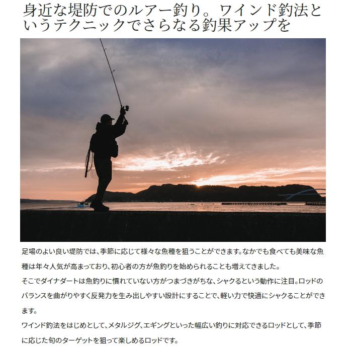 シマノ（SHIMANO） ルアーロッド ダイナダート S80M ワインドロッド