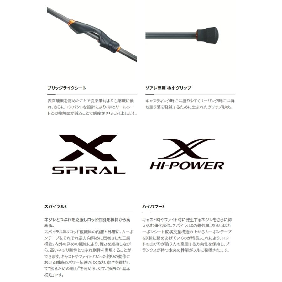 シマノ（SHIMANO） 22 ソアレ SS S86ML-T / アジングロッド / shimano