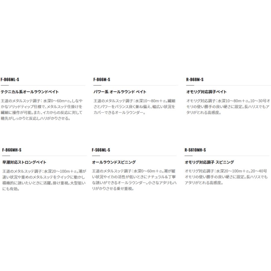 シマノ（SHIMANO） 船竿 23 セフィア BB メタルスッテ F-S66ML-S