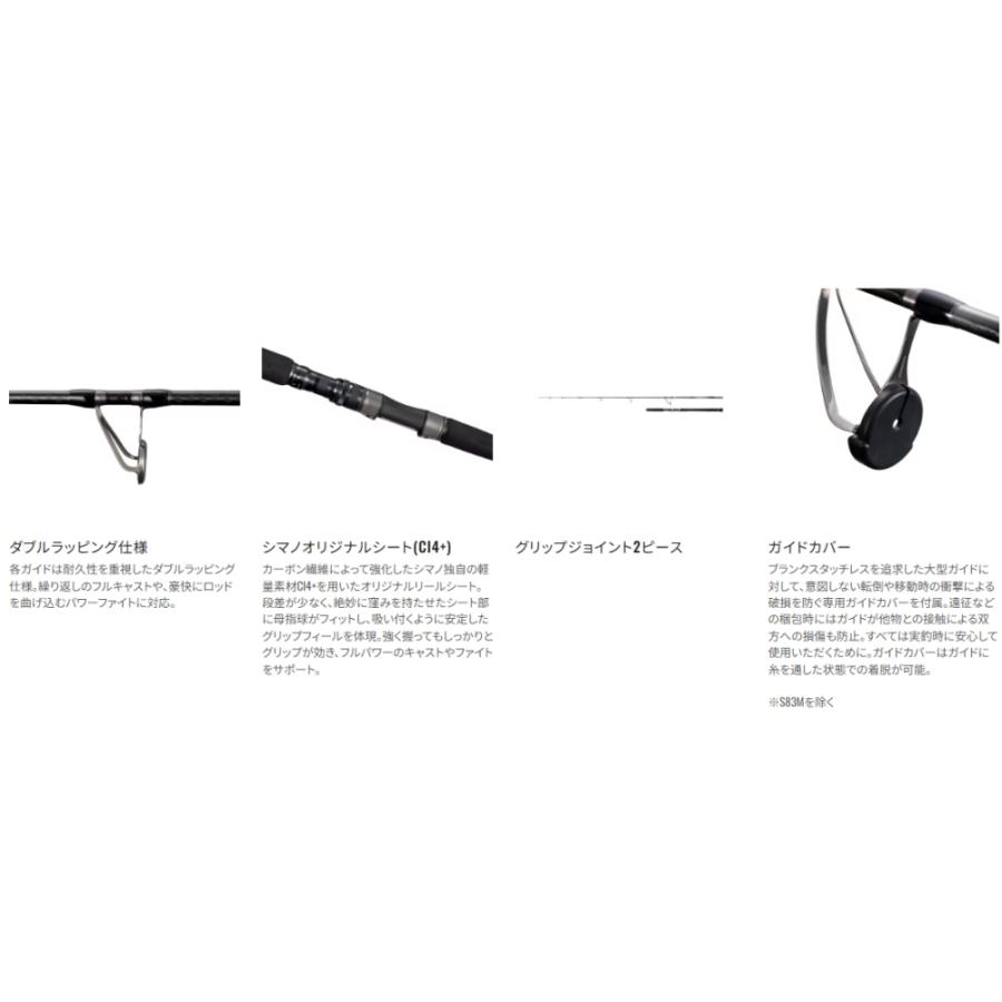 シマノ 25 オシアプラッガー リミテッド S83H / オフショア