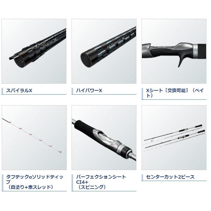 シマノ（SHIMANO） 船竿 20 クロスミッション S66M-S スピニングモデル