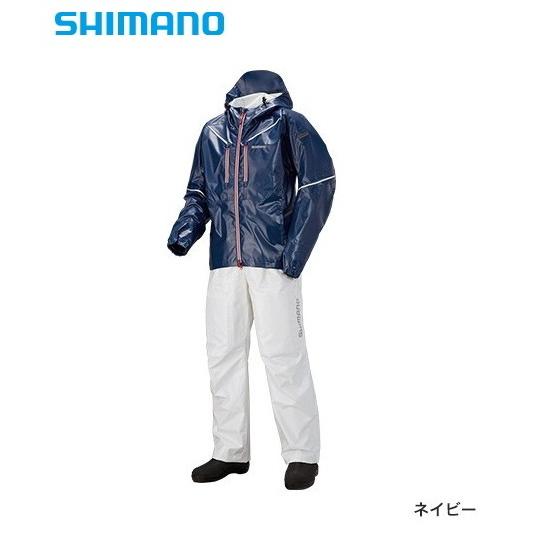 シマノ SS 3Dマリンスーツ RA-033R ネイビー 2XL / レインウェア 