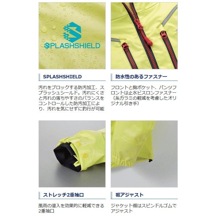 SHIMANO レインウェア RA-033 サイズXL シマノ（SHIMANO） SS 3Dマリンスーツ RA-033R ネイビー 2XL / レイン